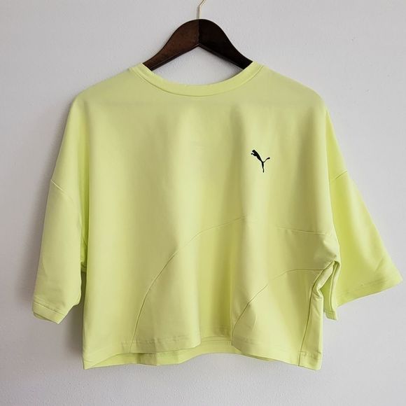 PUMA Evide Form Stripe Crop Tee Size XL - Picture 3 of 7